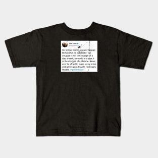 good trouble timeline - john lewis Kids T-Shirt